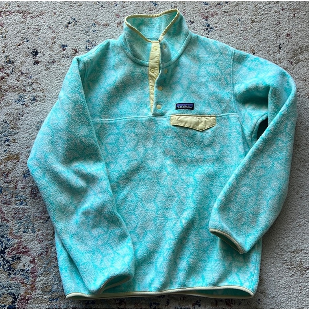 Patagonia Lightweight Synchilla Snap-T Fleece Pullover Batik Hex Medium